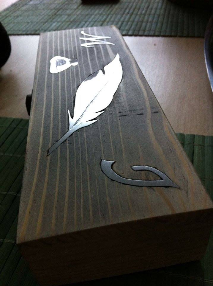 În lucru - Proiect inlay: penar pentru toc&penițe