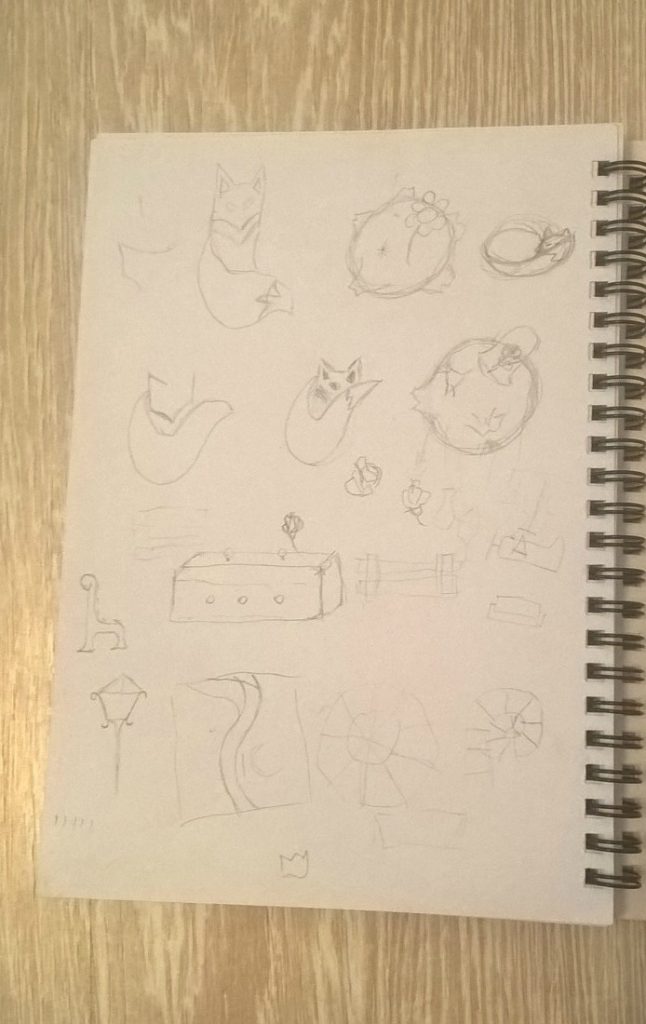 Schițele unui nou proiect: ”Micul prinț”! Abia aștept să port o broșă sau un pandantiv inspirate din minunata carte a lui Antoine de Saint-Exupery.